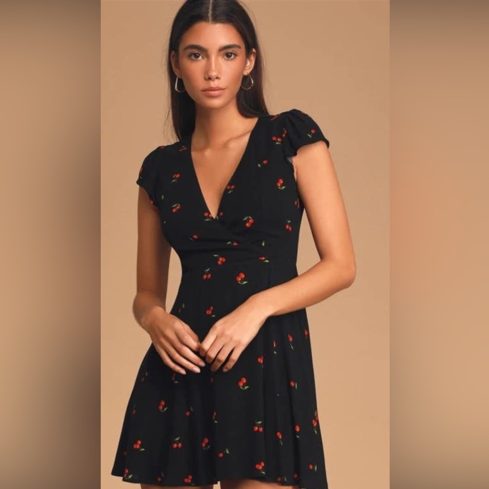 Lulus Cherry Mini Dress